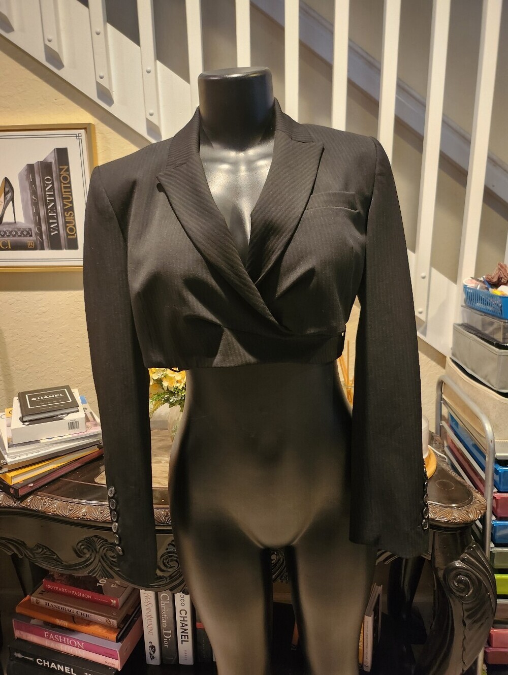 Zara cropped blazer size XS